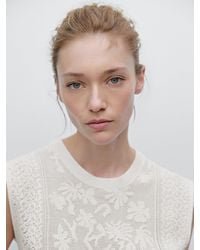 MASSIMO DUTTI - Top Senza Maniche Con Dettaglio - Lyst
