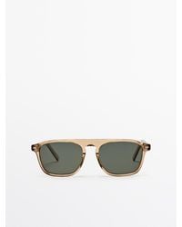 MASSIMO DUTTI - Sonnenbrille Mit D-Frame - Lyst