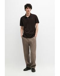 MASSIMO DUTTI - Polo En Coton Piqué Micro-Texturé - Lyst