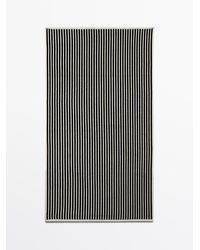 MASSIMO DUTTI - Striped Cotton Towel - Lyst