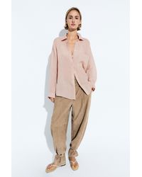 MASSIMO DUTTI - Flowing Ramie Pocket Shirt - Lyst