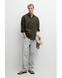 MASSIMO DUTTI - Regular Fit 100% Linen Shirt - Lyst