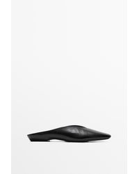 MASSIMO DUTTI - Zachte Leren Instapper - Lyst