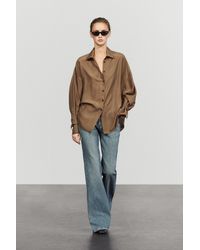 MASSIMO DUTTI - Flowing 100% Silk Shirt - Lyst