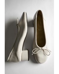 MASSIMO DUTTI - High-Heel Ballerinas - Lyst