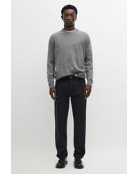 MASSIMO DUTTI - Tapered-Fit Denim-Effect Pants - Lyst