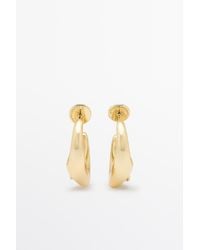 MASSIMO DUTTI - Pendientes Aro Twist - Lyst