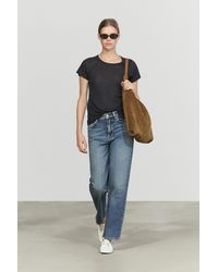 MASSIMO DUTTI - Short Sleeve Raglan T-Shirt - Lyst