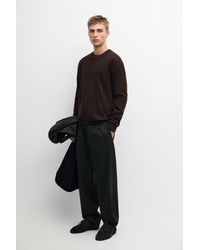 MASSIMO DUTTI - 100% Cashmere Crew Neck Sweater - Lyst