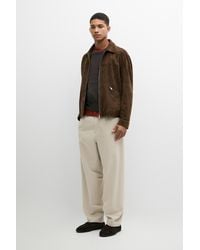 MASSIMO DUTTI - Pleated Detail Barrel Fit Pants - Lyst
