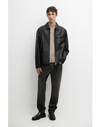 MASSIMO DUTTI - Stonewashed Tapered-Fit Jeans - Lyst