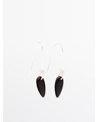 MASSIMO DUTTI - Stone Pendulum Earrings - Lyst