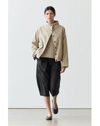 MASSIMO DUTTI - Bomber Jacket With Funnel Neck - Lyst