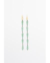 MASSIMO DUTTI - Gemstone Dangle Earrings - Lyst