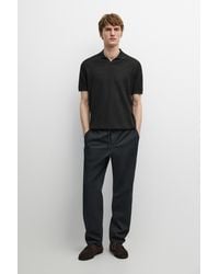 MASSIMO DUTTI - Cotton Blend Jogger Fit Pants - Lyst