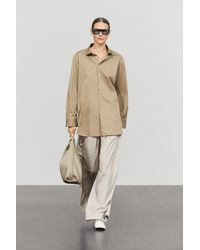MASSIMO DUTTI - 100% Cotton Poplin Shirt - Lyst