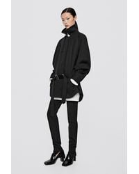MASSIMO DUTTI - 100% Wool Jacket With Belt Detail - Lyst