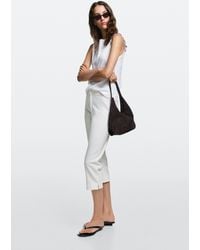 MASSIMO DUTTI - Capri Denim Pants - Lyst