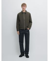 MASSIMO DUTTI - Kurze Jacke Mit Taschendetail - Lyst