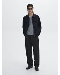 MASSIMO DUTTI - Jacke Aus Baumwolle Mit Taschen - Lyst
