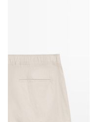 MASSIMO DUTTI - Plain Swimming Trunks With Waist Detail - Lyst