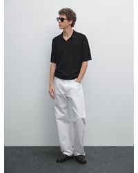 MASSIMO DUTTI - Polo A Maniche Corte - Lyst