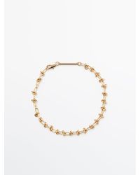 MASSIMO DUTTI Gold-plated Chain Bracelet - Metallic