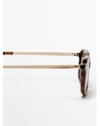 MASSIMO DUTTI - Contrast Rectangular Sunglasses - Lyst