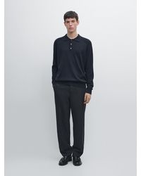 MASSIMO DUTTI - Maglia Stile Polo - Lyst