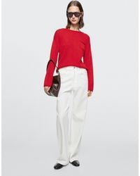 MASSIMO DUTTI - High-Waist Wide-Leg Jeans - Lyst