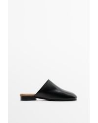 MASSIMO DUTTI - Leren Instapper Van Zacht Leer - Lyst