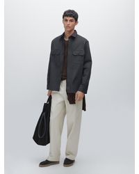 MASSIMO DUTTI - Giacca Camicia Con Tasche - Lyst