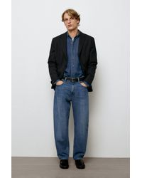MASSIMO DUTTI - Barrel Fit Jeans - Lyst