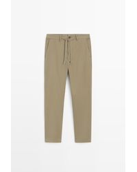 MASSIMO DUTTI - Jogger Fit Pants - Lyst