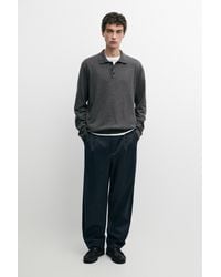 MASSIMO DUTTI - 100% Cotton Darted Pants - Lyst