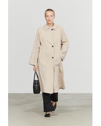 MASSIMO DUTTI - Trench Larga Fluida - Lyst