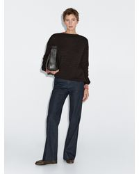 MASSIMO DUTTI - Jersey Punto Rayas 100% Lana - Lyst