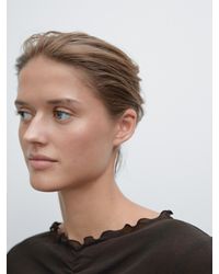 MASSIMO DUTTI - Maglietta Con Dettaglio Di Arricciature - Lyst