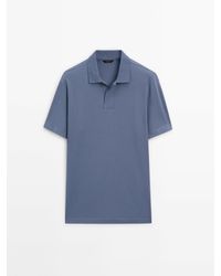 MASSIMO DUTTI - Short Sleeve Comfort Polo Shirt - Lyst
