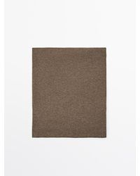 MASSIMO DUTTI - 100% Kasjmier Sjaal - Lyst