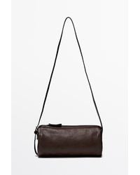 MASSIMO DUTTI - Nappa Leather Crossbody Bag - Lyst