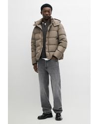 MASSIMO DUTTI - Hooded Down Jacket - Lyst