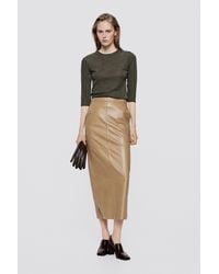 MASSIMO DUTTI - 100% Wool Elbow-Length Sleeve T-Shirt - Lyst