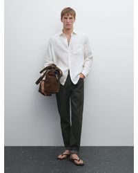 MASSIMO DUTTI - Camisa Regular Fit Detalle Bolsillo - Lyst