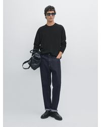 MASSIMO DUTTI - Jersey Cuello Redondo Mezcla Lana - Lyst