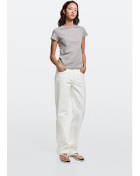 MASSIMO DUTTI - Low-Rise Straight Fit Jeans - Lyst