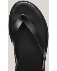 MASSIMO DUTTI - Nappa Sandals With Toe Divider - Lyst