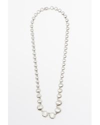 MASSIMO DUTTI - Long Necklace With Metal Pieces - Lyst