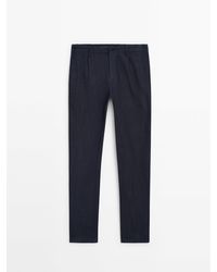 MASSIMO DUTTI - Relaxed-Fit Voluminous Jeans With Darts - Lyst