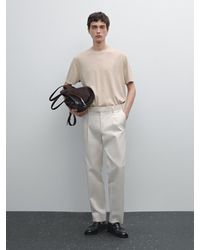 MASSIMO DUTTI - Stretchhose Aus Baumwollmischgewebe - Lyst